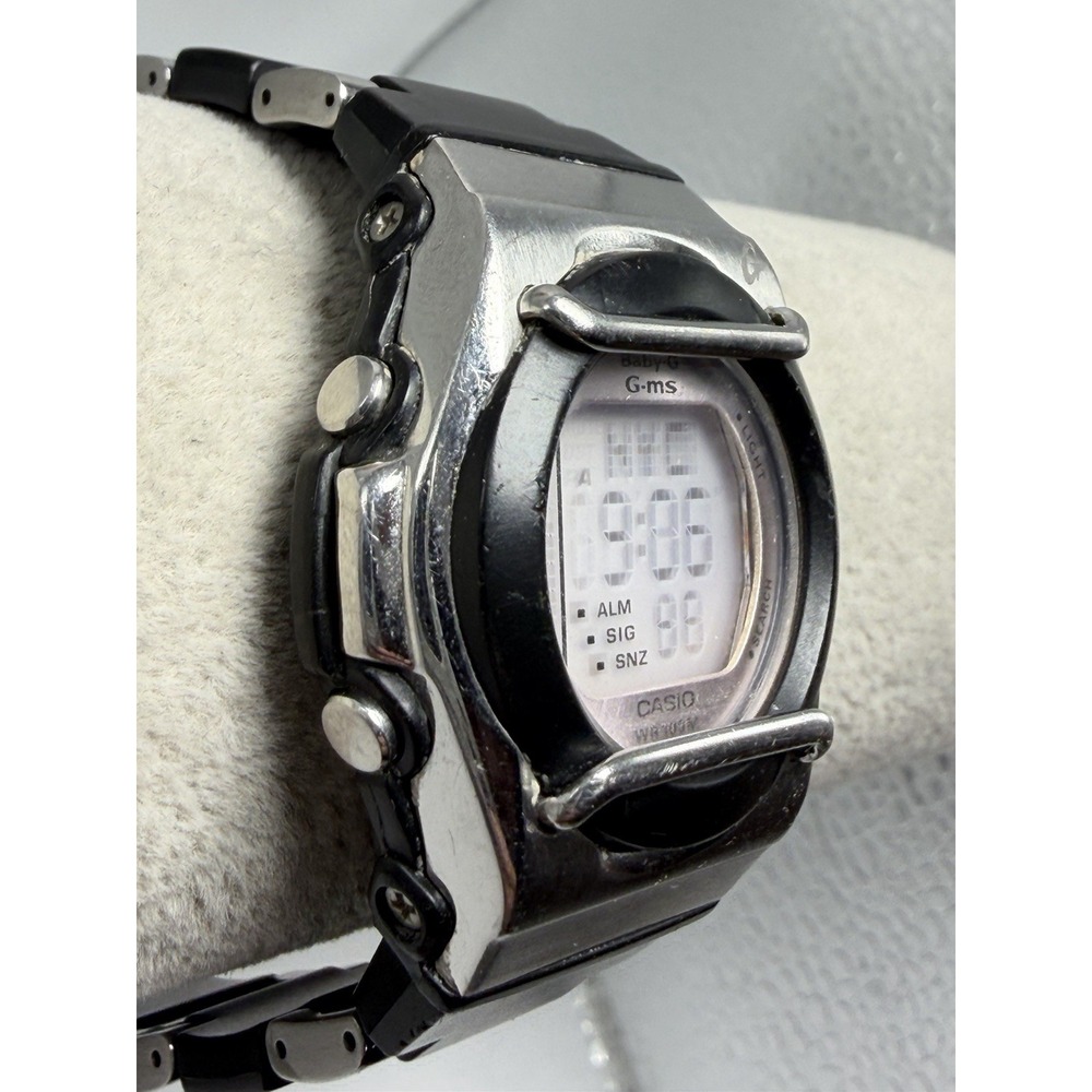 Casio Baby-G GMS MSG-161C New Battery Ladies Watch 36MM 6" Mod 3005 - Picture 4 of 10